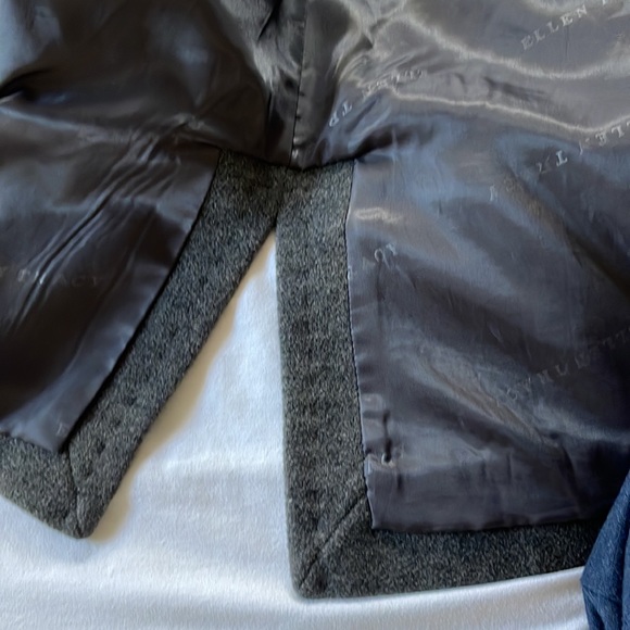 NWOT Ellen Tracy mid length gray coat - Picture 8 of 8